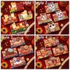 4pcs Thickened Lucky Red Pocket Cartoon New Year Red Packet Red Envelope Bag  2026 Horse Year
