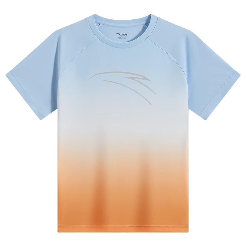 Anta Kids Unisex Mint Antibacterial Knit Sports T-Shirt 120