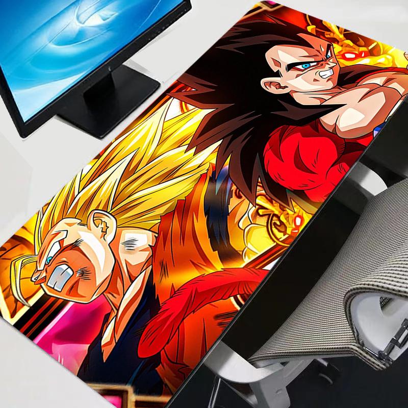 Mouse Pad Gamer PC Computer Dragon Balls Vegeta And Goku Anime Desk mat Keyboard Anime rug Gaming Accessories Mousepad Carpet