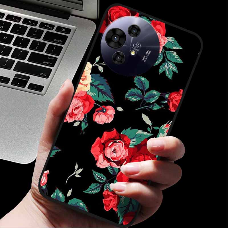 Per custodia TCL 50 Pro NxtPaper / 50 NxtPaper Custodie Cover Posteriore Protettiva in Silicone con Animali alla Moda Per Custodia Telefono 50 Pro NxtPaper 5G Capa