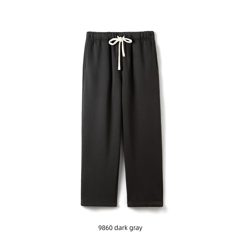 American Retro Heavy Fleece-Lined Thickened Sweatpants for Men, Winter Knit Pants, Export Men's Casual Long Pants