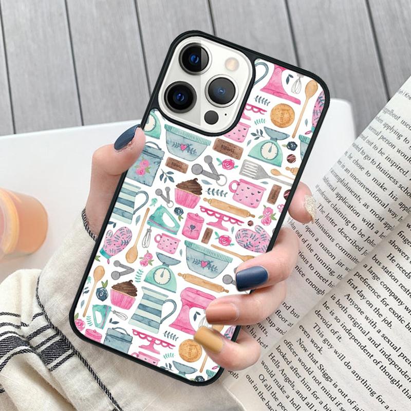 Baking Cook Chef Phone Case for iPhone 17 Air 16 15 14 12 13 PLUS 11 PRO MAX Cover Fundas Shell