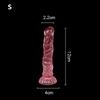 Sex Toys Textured Dildo Anal Plug Simulated Dildo Suction Cup Adult Male and Female Backyard Anal Dilator Sex Toys
