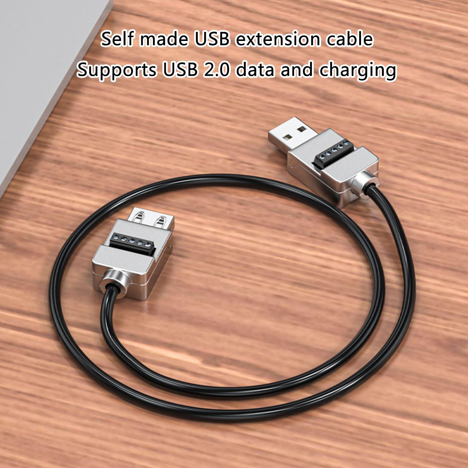 Беспаечные разъемы USB USB 2.0 винтовой клеммный блок адаптер разъем-конвертер USB2.0 — фото 8