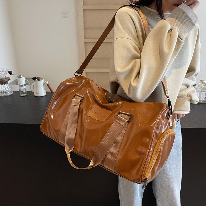 Módní cestovní taška Vodotěsná Cestovní taška na služební cestu Velkokapacitní Úložný prostor na boty Ruční Oddělení suchého od mokrého Tréninková taška Pokročilý pocit Taška do posilovny