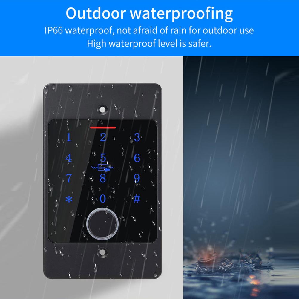 Waterproof Fingerprint Door Lock with Smartphone Mobile Control and IP66 Rating Enabling Remote Access and Reliable Security