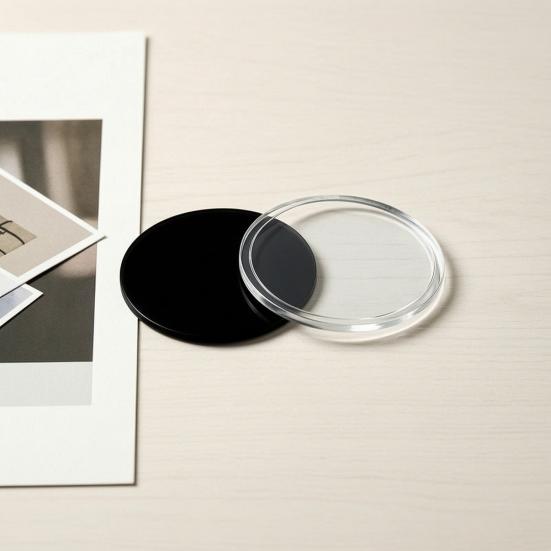 5/10/15Pcs DIY Acrylic Fridge Magnet Kit, Handmade Square Acrylic Refrigerator Magnet, Clear Acrylic Photo Magnet with Adhesive, for Kitchen Office