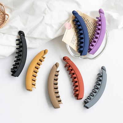 1 Stück Damen Bananen-Haarspange, Pferdeschwanz-Halter, Krabben, Krallen, Haar-Styling-Zubehör