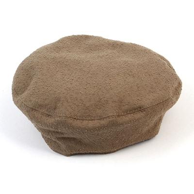 Universal Chemistry Belted Brown Towel Knit Beret Beret