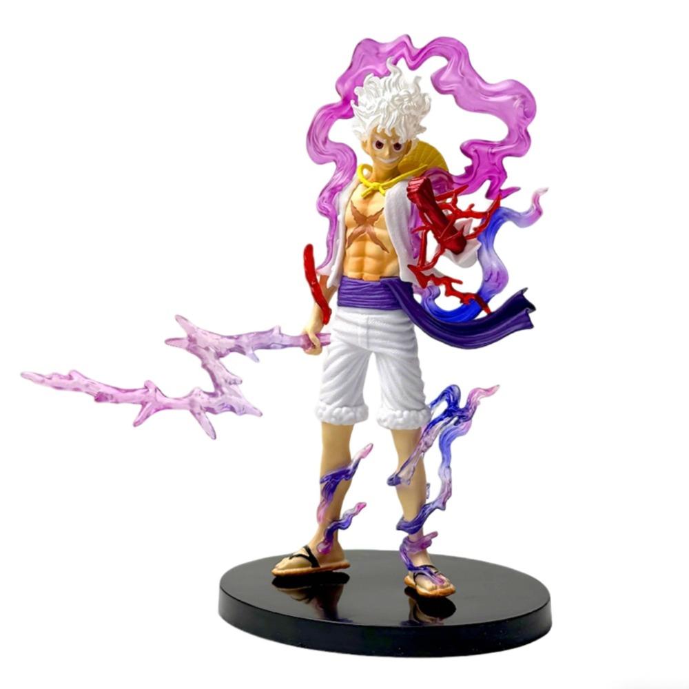 2026@18cm One Piece Anime Figure Luffy GEAR 5 Figurine Nika Luffy Sun God Action Figures Collectible Model Toys Gift