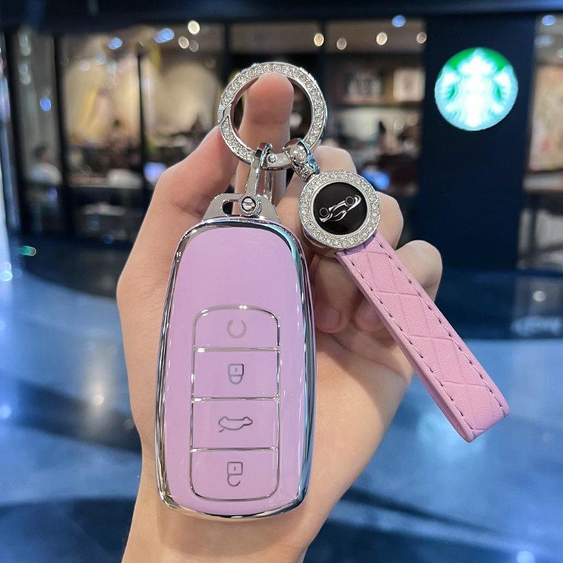 TPU Car Key Case Cover For Chery Tiggo 8 Pro Tiggo 8plus New 5 Plus 7pro Max Omoda 5 C5 Modod Protector Accessories