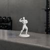 Figurina Bodybuilder Maschile Posa Bicipiti Alto Davanti Stampata 3D, Figura Uomo Muscoloso, Figurina Decorativa Sportiva per Esercizio, Souvenir Decorazione Collezionabili