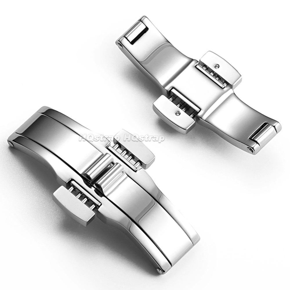Edelstahl Uhrenschließe für Tissot 1853 T035617 T035439 Uhr Knopf Armband Schließe Doppeldruck Faltschließen Zubehör