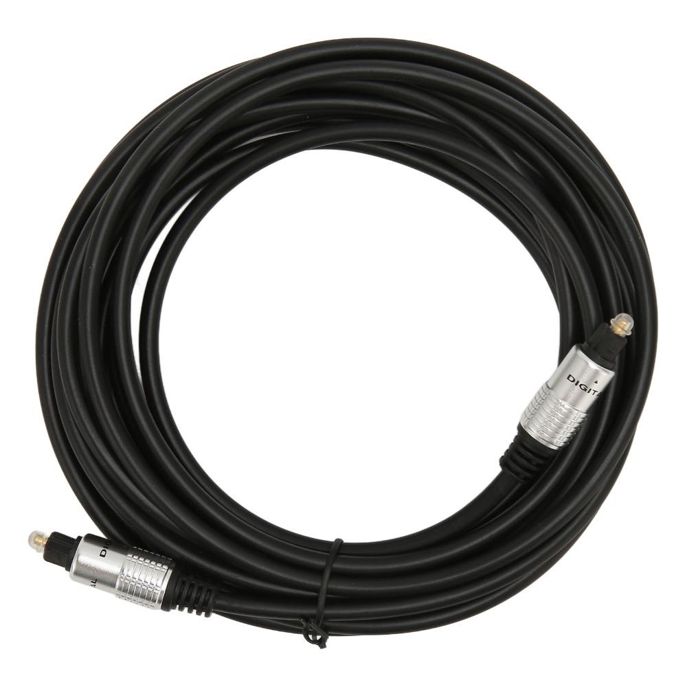 Gold Plated Digital Sound Cable Aluminum Alloy Housing Fiber Optic Cable Digital Audio Devices