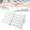 Nail Color Display Book Nail Sample Swatches Book with Clear Fake Nails PU Leather Cover 150 Colors Nail Gel Color Card Book