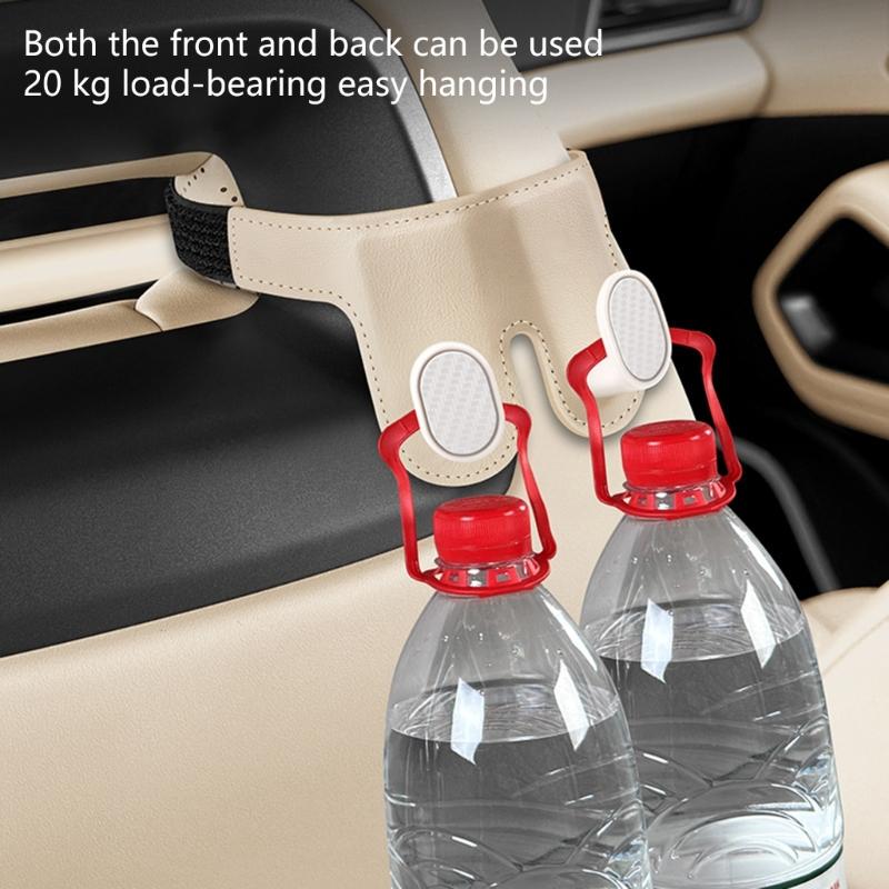 Auto Innenaufbewahrungshaken Automobil Rücksitzhaken für Handtasche Geldbörse Regenschirm Schwerlast Auto Kopfstützenhaken Organizer
