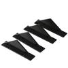 4pcs Universal Car Rear Bumper Lip Diffuser Shark Fins Spoiler Splitter Trim for VW GOLF MK5 MK6 MK7 MK7.5 MK8