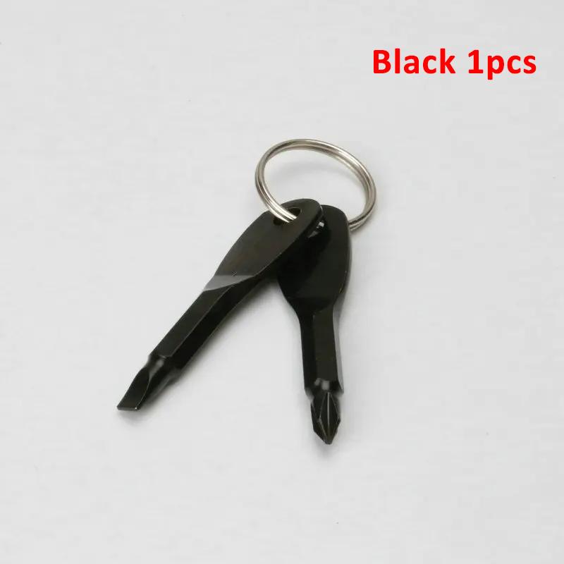 Emergency Key Screwdriver Outdoor Multifunctional Edc Tool Safety Protection Self Defense Prick Cone Combined Tool Set