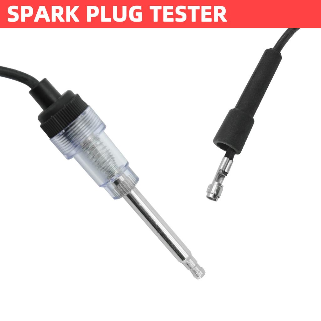 Car Spark Plug Tester Ignition 12V In-Line Ignition Spark Tester Wire Spark Test For Toyota And More Cars Diagnostic Tester Tool