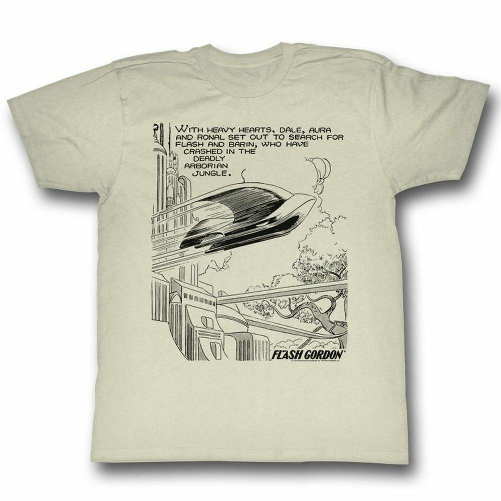 

Flash Gordon Heavy Hearts Natural T-Shirt L
