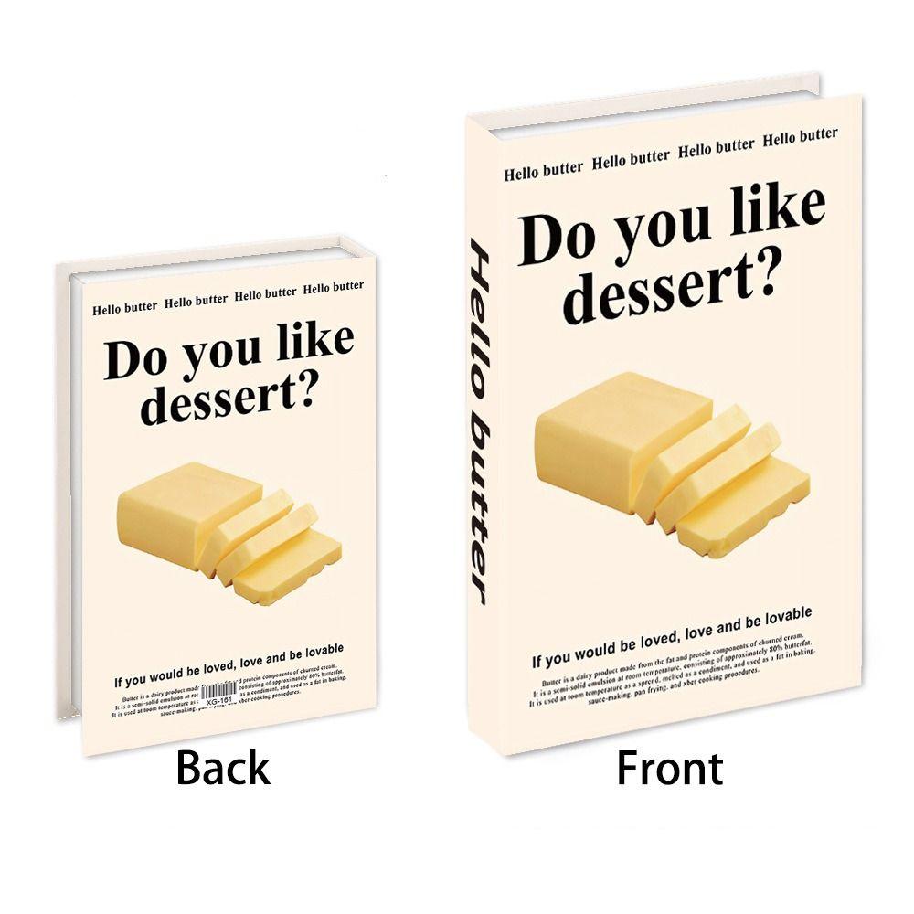 

Coffee Table Fake Books Decor Dessert Shop Ornament Book Shelf Display Trend Simulation Book F