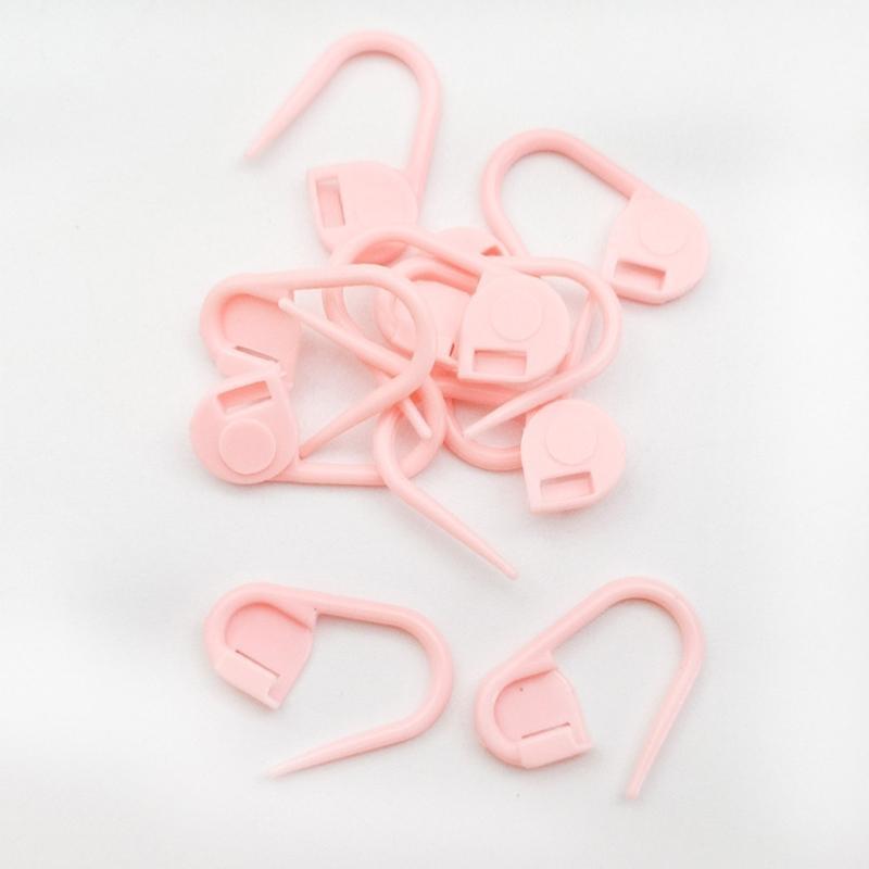 100 Pcs Knitting Crochet Markers Plastic Safety Locking Markers Hold Clip