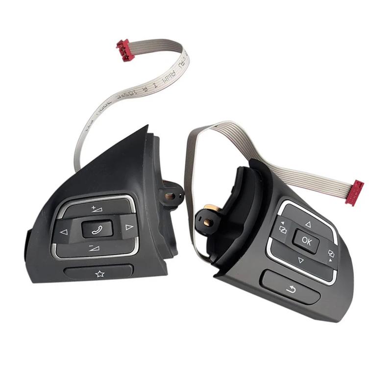 Steering Wheel Control Button 5C0959537 5C0959538 For Golf For Jetta For Tiguan For Caddy For Touran For Amarok Car Parts