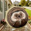 Adorable Hedgehog Print Umbrella: Automatic Opening & Closing, Outdoor Protection, Lightweight and Durable Travel Accessory 109