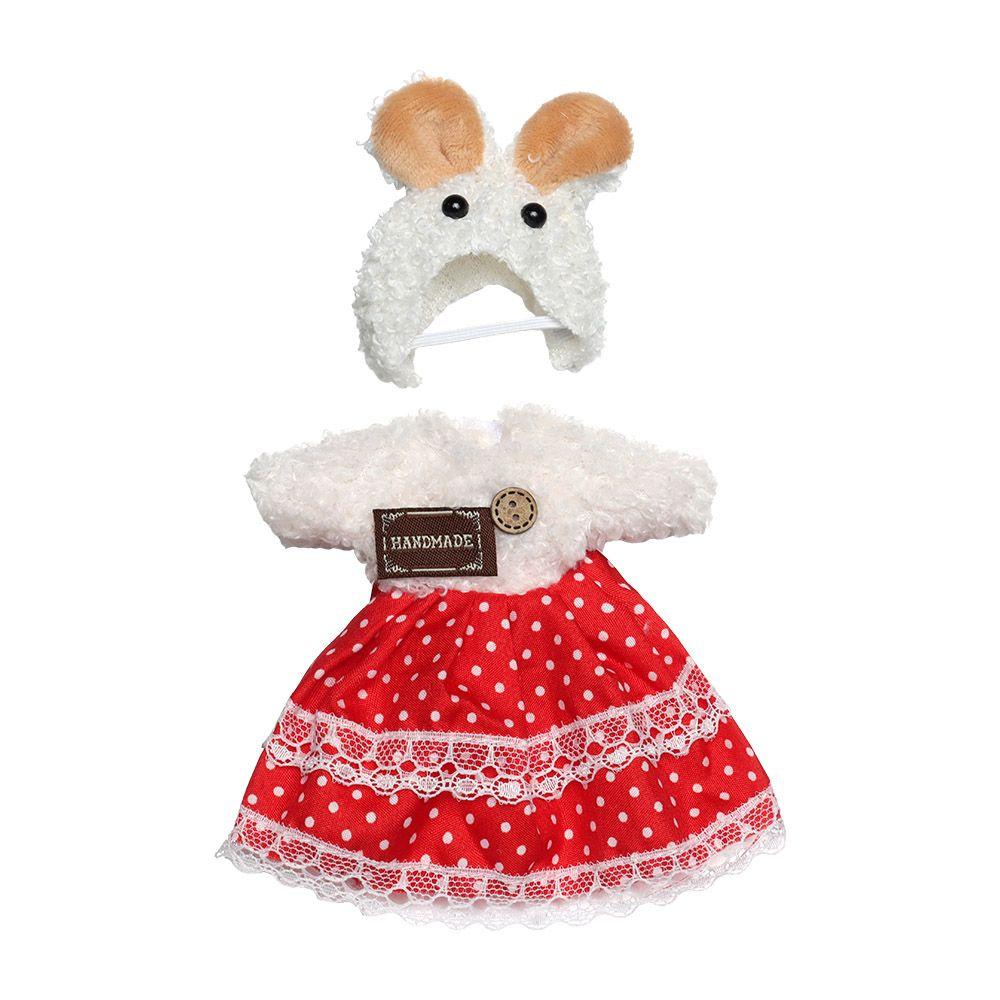 DIY Sewing Fabric Summer 16~17cm Dolls Dress Toys Lace Skirt Toys Clothes