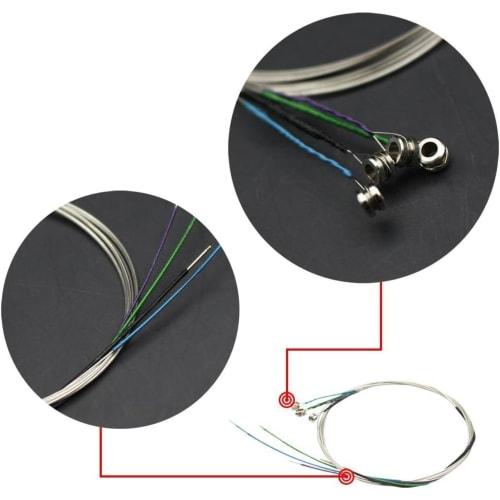 Alomejor Violin String Set (E, A, D, G) Replacement Strings for 4/4 Violins