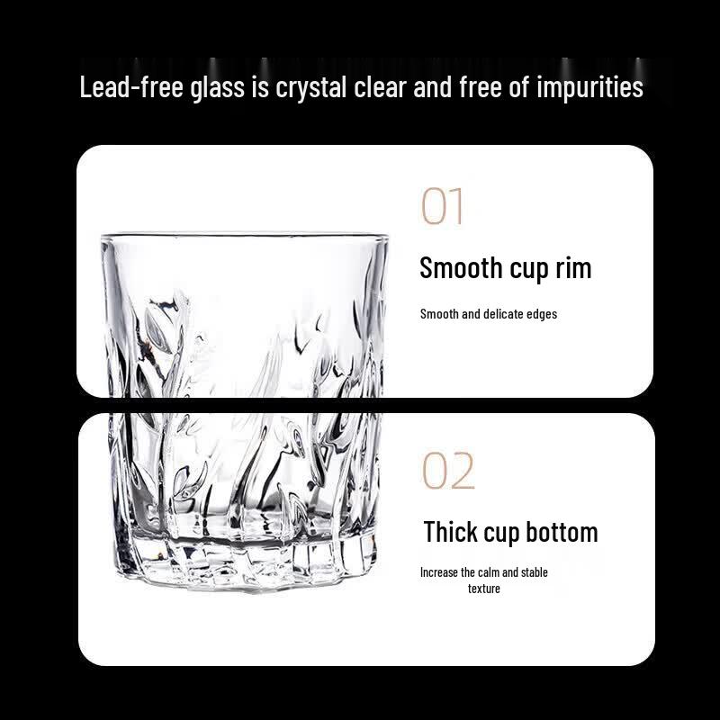 Chuanqi Glass Whisky Glasses (Set of 2)