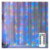 300 LED Fairy Curtain Lights 9.8ft x 9.8ft Window Wall Hanging String Light USB Powered Curtain Light for Bedroom Backdrop Wedding Party Indoor Decor