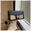 Simple casual fashion small bag women's 2024 new trend retro shoulder bag casual chain crossbody small square bag