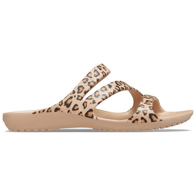 Crocs Kadee II Klapki Sportowe Outdoorowe Damskie Klapki Panterka 206894-90L