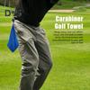 Golf Towel for Golf Carts or Clubs Hanging Cotton Towel with Carabiner Golf Club Ball Cleaning Towel Golfing Gear for Men Women
