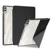Galaxy Tab S11 Tablet Case With Stand Detachable 2-in-1 Design Pen Slot Transparent PC Shell Shockproof Sleep/Wake