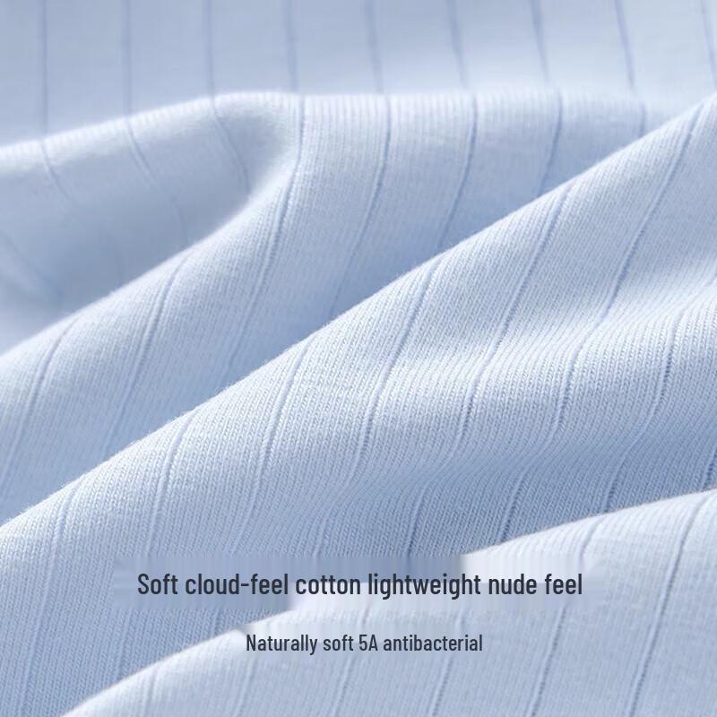 Women's 5A Antibacterial Cotton Mid-Waist Summer Briefs