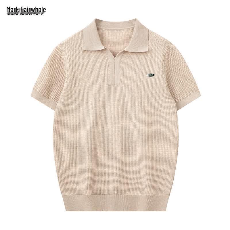 MARK FAIRWHALE Men s Summer Breathable Polo Shirt XL