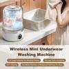 Mini Washing Machine 1.5L Sock Washing Machine Underwear Washer  for Clothes Underwears Socks
