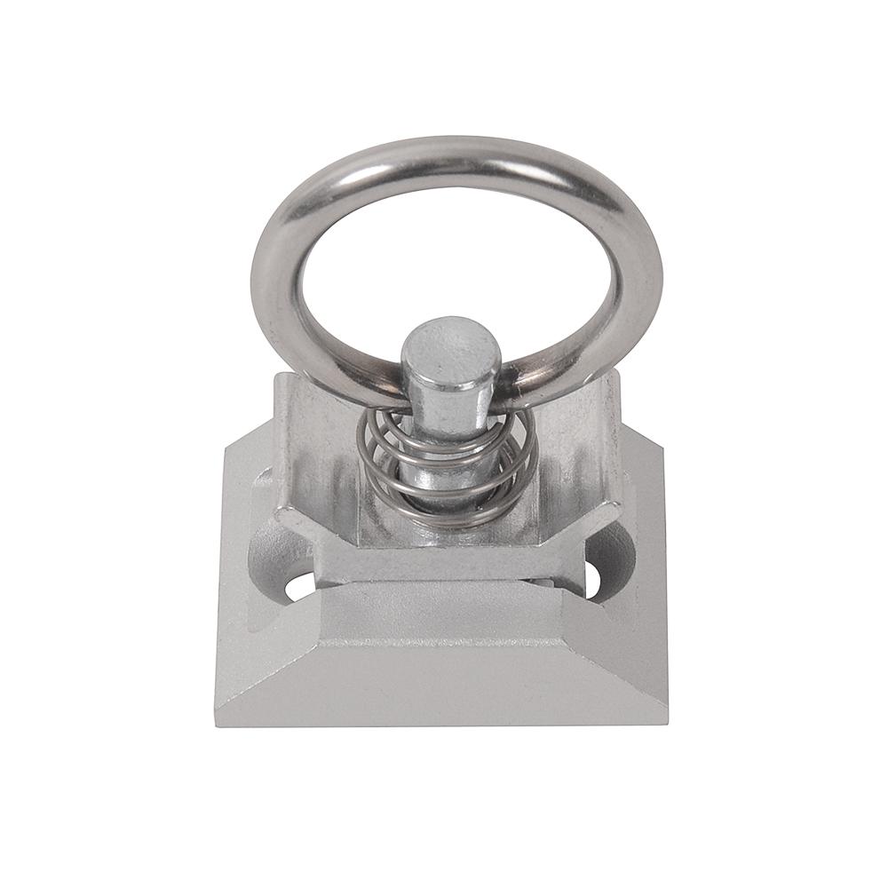 4Pack Round/Square Tie Down Anchor Point Kit Bolt on Track Fitting with Quick Release Compatible with Pickup Truck