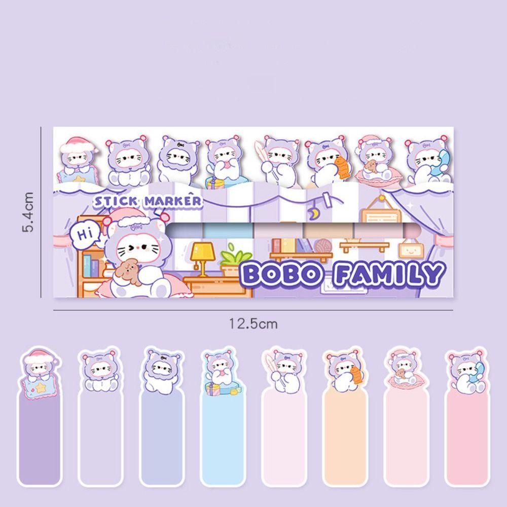 Cute Cartoon Capybara Index Sticky Calendar Marking Labels Calendar Marking Labels