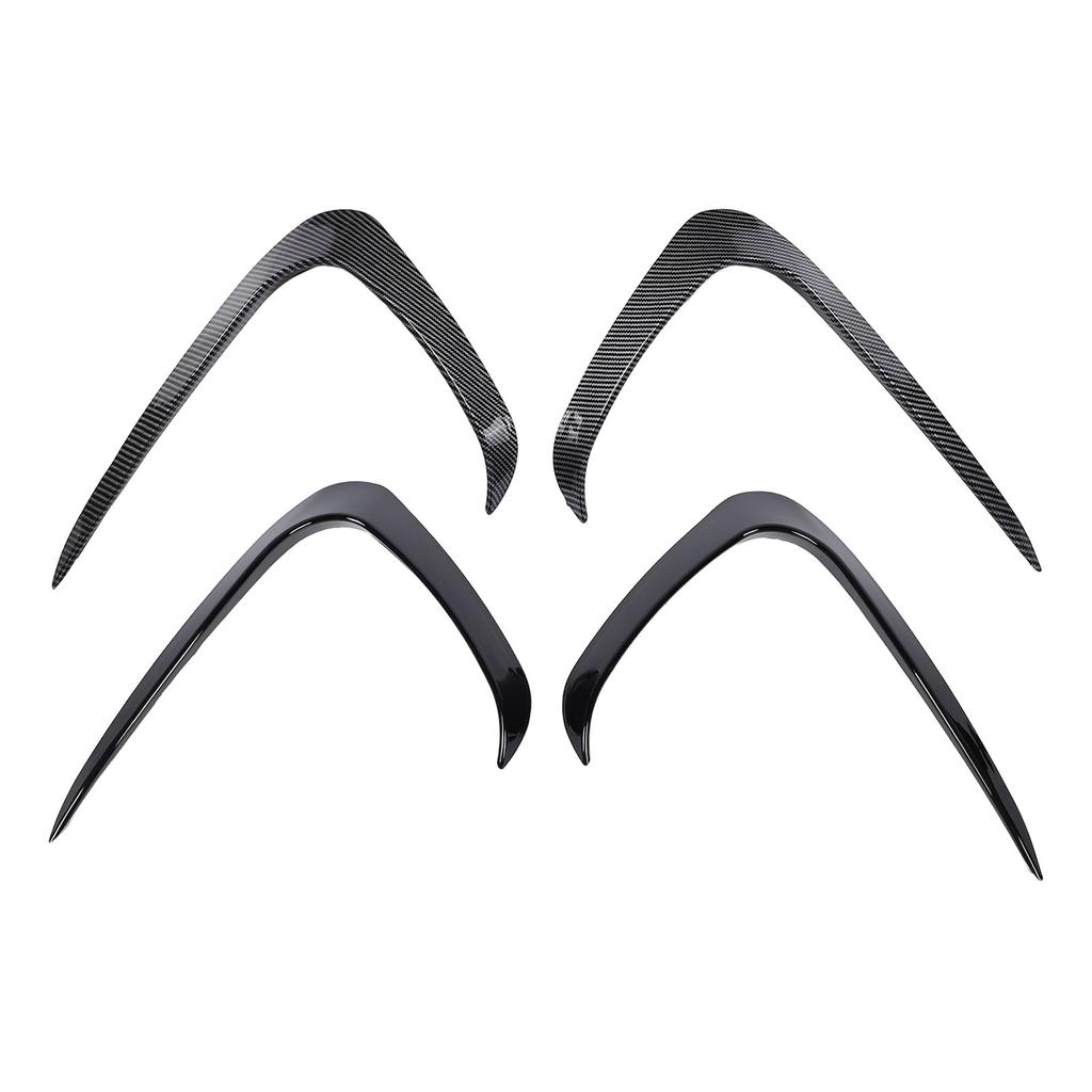 1 Pair Front Air Vent Splitter Enhanced Aerodynamics Sporty Look Increased Downforce Bumper Splitter