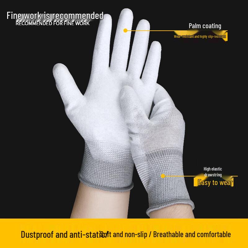 Anti-static PU Coated Work Gloves