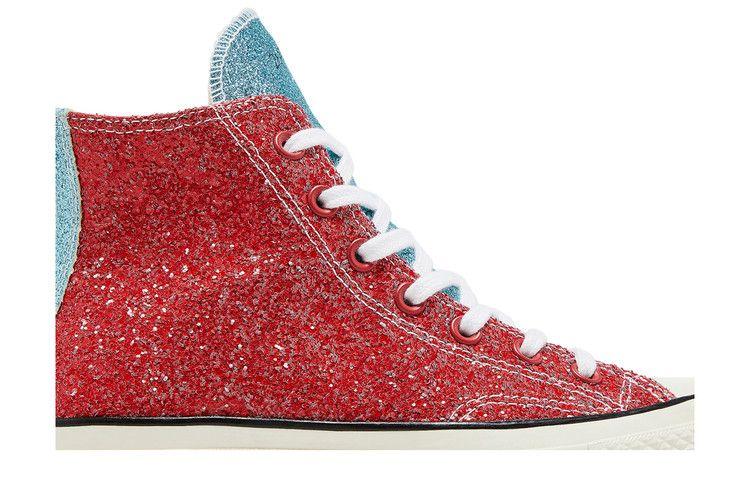 Converse Chuck Taylor All Star 70 Hi JW Anderson Glitter Yellow Red