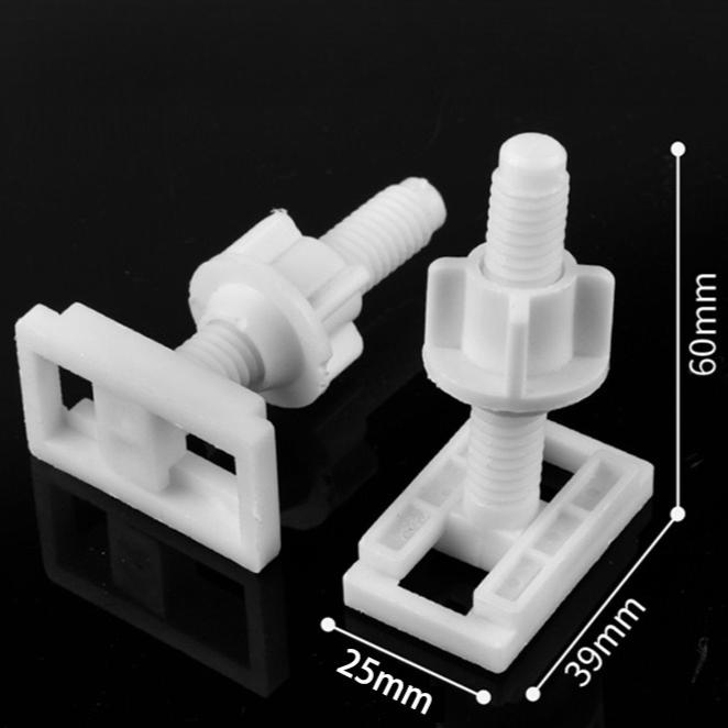 2Pcs Bathroom Hardware For Toilet Lid Toilet Seat Hinges Repair Bolts Fasteners Kits Toilet Repair Tools Gasket