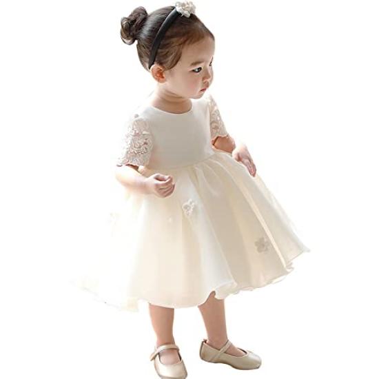 Baby Round Ceremony Flower Girl Perfect for Shrine Size 90 [SAIHIME] Children's Dress, Dress, Neck, Dress, Formal, Dress, Visits, Recitals, Weddings,