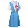 Ayanami Rei Cosplay Dress With Socks Asuka Langley Sohryu School Uniform Ayanami Rei Outfits  For Anime Comic Con Asuka Cosplay