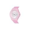 Casio DRESS Pink Battery Quartz Movement Resin Strap Japanese and Korean Watch Women's Watch Silver Dial LX-500H-4E4