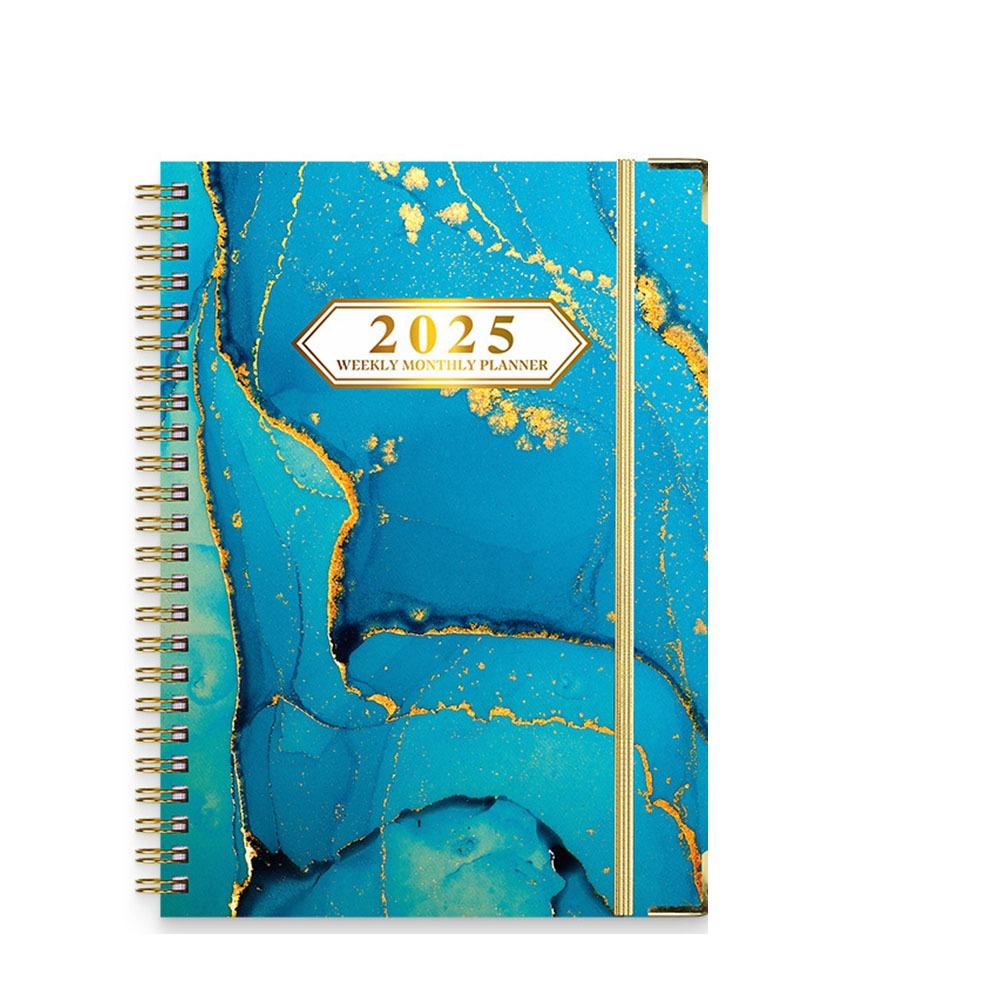 Thicken 2025 Agenda Planner Notebook Time Organizer Diary Notebook A5  Schedules Notepad  Study