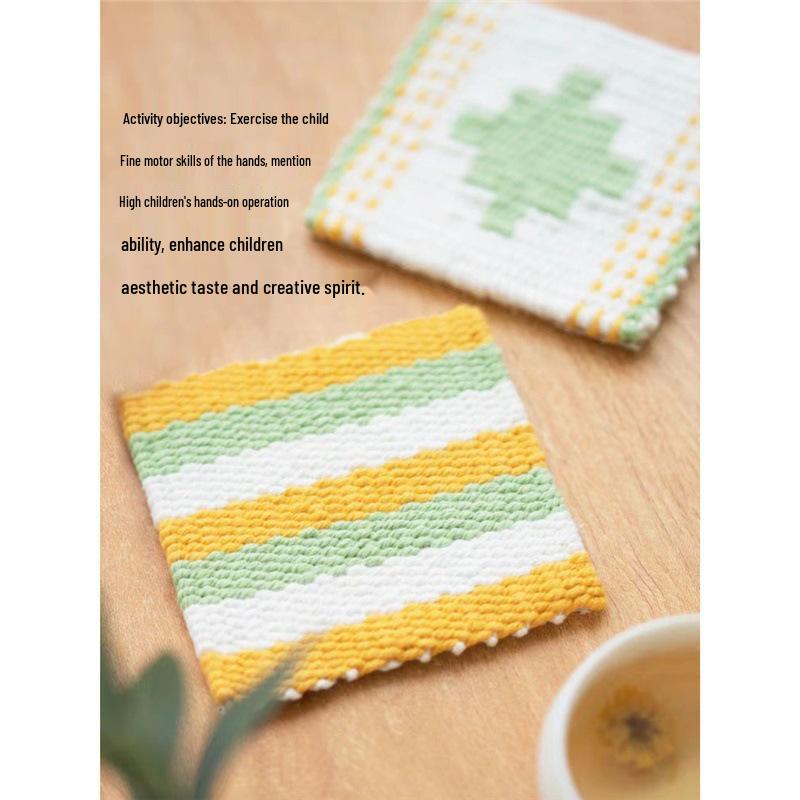 Children's Art Area Wool Knitting Board - DIY Weaving Material Kit for Kindergarten & Large Class Teaching